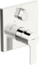 HANSA-Einhebelmischer-Fertigmontageset-fuer-Wanne-Brause-HANSALIGNA-8385-Rosette-eckig-Chrom-83859513 gallery number 1